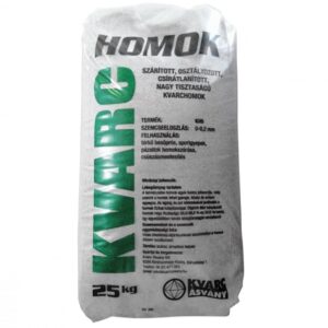 Kvarc K5 zsákos besöprő homok